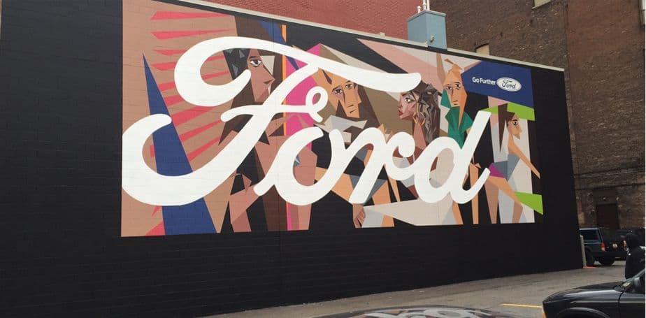 Mural reklamowy