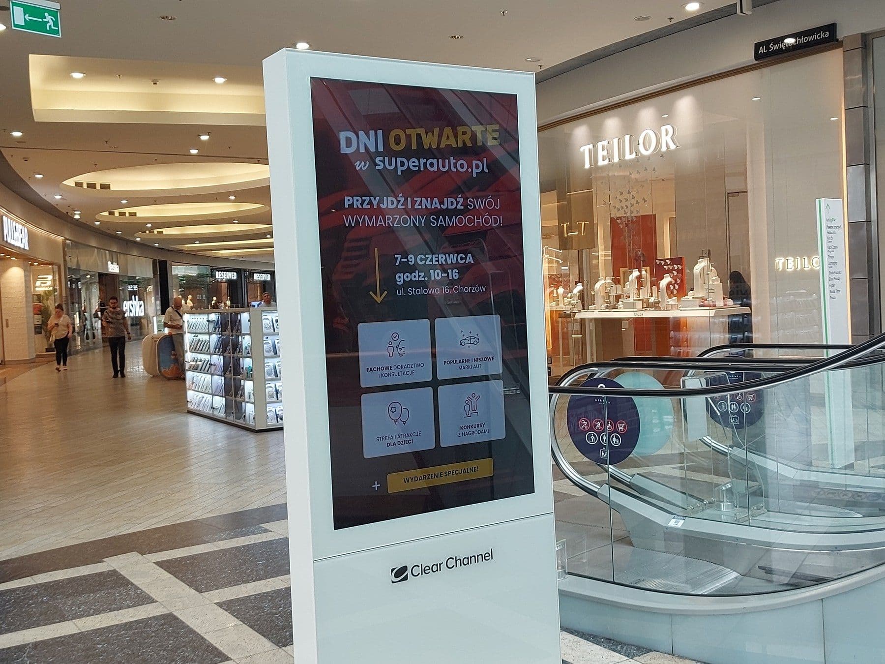 DOOH - citlight w galerii handlowej